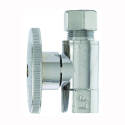Plumb Pak PP52PCLF Shut-Off Valve, 3/8 x 3/8 in Connection, FIP x Compression, Brass Body