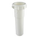 Plumb Pak PP55-2W Pipe Extension Tube, 1-1/2 in, 6 in L, Slip Joint, Polypropylene, White