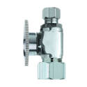 Plumb Pak PP63PCLF Shut-Off Valve, 5/8 x 3/8 in Connection, Compression, Brass Body