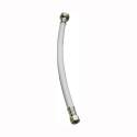 Plumb Pak EZ Series PP23863 Sink Supply Tube, 3/8 in Inlet, Compression Inlet, 1/2 in Outlet, FIP Outlet, Vinyl Tubing