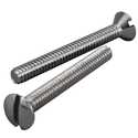 Replacement Face Plate Screws, Polished Chrome 2-Pack