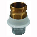 Plumb Pak PP850-17 Hose Adapter, 3/4 in, IPS, Brass, Chrome Plated
