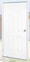 Post Frame Building Door 3068 6 Panel W/9lb Lh/Is Polar White