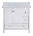 36-Inch Cunningham Vanity With Carrera Marble Top