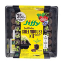 Jiffy Greenhouse 36Mm Pellets 36 Cells Includes Watertight Tray,Gro-Dome, Plant Markers, And Superthrive Plant Vitamins