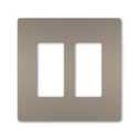 Nickel Screwless Wall Plate