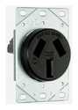 50-Amp 3-Wire Flush Non-Grounded Range Receptacle