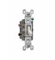 Light Almond 3-Way Illuminated Toggle Switch