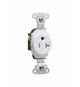 20-Amp White Back & Side Wire Tamper-Resistant Construction Specification Grade Single Receptacle