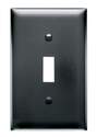 1-Gang Black Wall Switch Plate