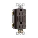 15-Amp Dark Bronze Self-Test Duplex GFCI Receptacle