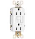 White Trademaster Specification Grade Self-Test GFCI Duplex, 3-Pack