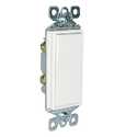 TradeMaster, 15-Amp, 120 Volt, White, Single-Pole Decorator Switch, 10-Pack