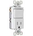 Ivory TradeMaster Tamper-Resistant Switch /Receptacle