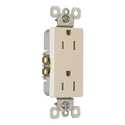 Radiant® 15-Amp Commercial / Residential Tamper-Resistant Duplex Receptacle, 1-Pack, Light Almond