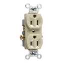 Ivory Side Wire Receptacle