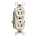 Light Almond Side Wire Receptacle