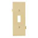 Ivory Toggle End Sectional Wall Plate