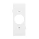 White Outlet Single End Sectional Wall Plate