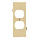 Ivory Outlet End Sectional Wall Plate