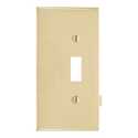 Ivory Toggle End Sectional Wall Plate