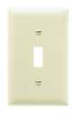 Trademaster 1-Gang, 1-Toggle, Ivory Wall Plate Switch, 10-Pack