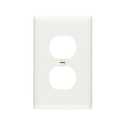 White Wall Outlet Plate