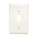 Wall Plate Jumbo Toggle Light Almond
