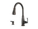 Ainsley 1-Handle Pull-Down Kitchen Faucet Tuscan Bronze