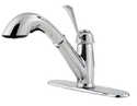 Chrome BixbyÔäó 1-Handle Pull-Out Kitchen Faucet