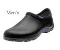 Men's Size 9 Leather Black Rain And Garden Shoe