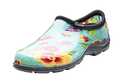 Women's Size 7 Turquoise Pansy Rain And Garden Shoe