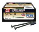 #10 x 3-1/2-Inch Green Star Drive Prime Guard Plus Exterior Screw 1-Pound