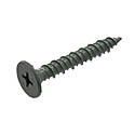 Cement Board Screw — Wafer Head, Coarse Thread, Sharp Point, #8 x 1-1/4 in., 5 lb. Tub