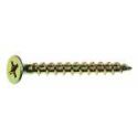 #2 Phillips Bugle Head Coarse Thread Gold Screw, 1-Pound, #10 X 3-1/2"