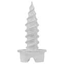 8 X 1/2-Inch White Hex Washer Head Gutter Screw 100-Piece