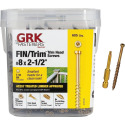 #8 X 2-1/2-Inch Finishing Trim Head Screw, 605-Pro Pack
