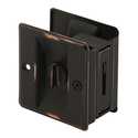 Bronze Pocket Door Privacy Latch With Pull