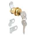 5-Pin 3-Cam Brass Plated Mail Box Lock