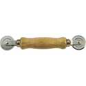 Wood Handled Steel Ball Bearing Screen Rolling Tool