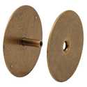 2-5/8-Inch Antique Brass Hole Cover Plate