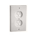 White Plastic Swivel Outlet Cover