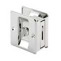 Chrome Plated Pocket Door Privacy Lock With Pull