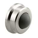 1-Inch Diameter Brushed Chrome Wall Stop