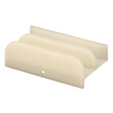 1/2-Inch Plastic Construction Shower Door Bottom Guide 1-Pack