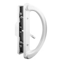 3-15/16-Inch Diecast White Sliding Door Handle Set