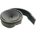 3/4 in. x 36 in. Shower Door Bottom Sweep - Double Tee Shape, Vinyl, Gray, 1-Pack