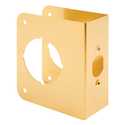 Solid Brass Lock And Door Reinforcer For 1-3/4-Inch Doors