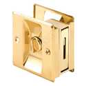 2-3/4-Inch Brass Pocket Door Lock And Pull