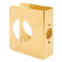 Solid Brass Lock And Door Reinforcer For 1-3/8-Inch Doors